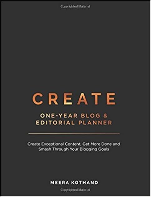 CREATE Blog and Editorial Planner