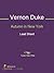 Autumn in New York Sheet Music by Vernon Duke