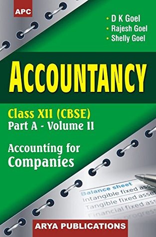 Accountancy Part A for Class XII - Vol. II