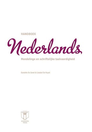 Nederlands. Mondelinge en schriftelijke taalvaardigheid
