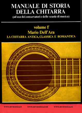 Manuale di storia della chitarra volume 1 - La chitarra antica, classica e romantica