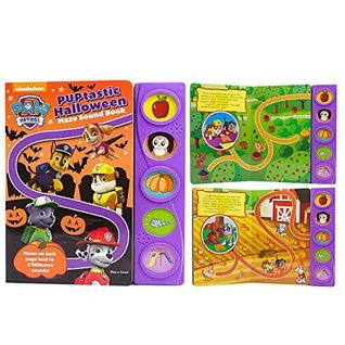 PAW Patrol - PUPtastic Halloween Maze Sound Book - PI Kids (Board Book)