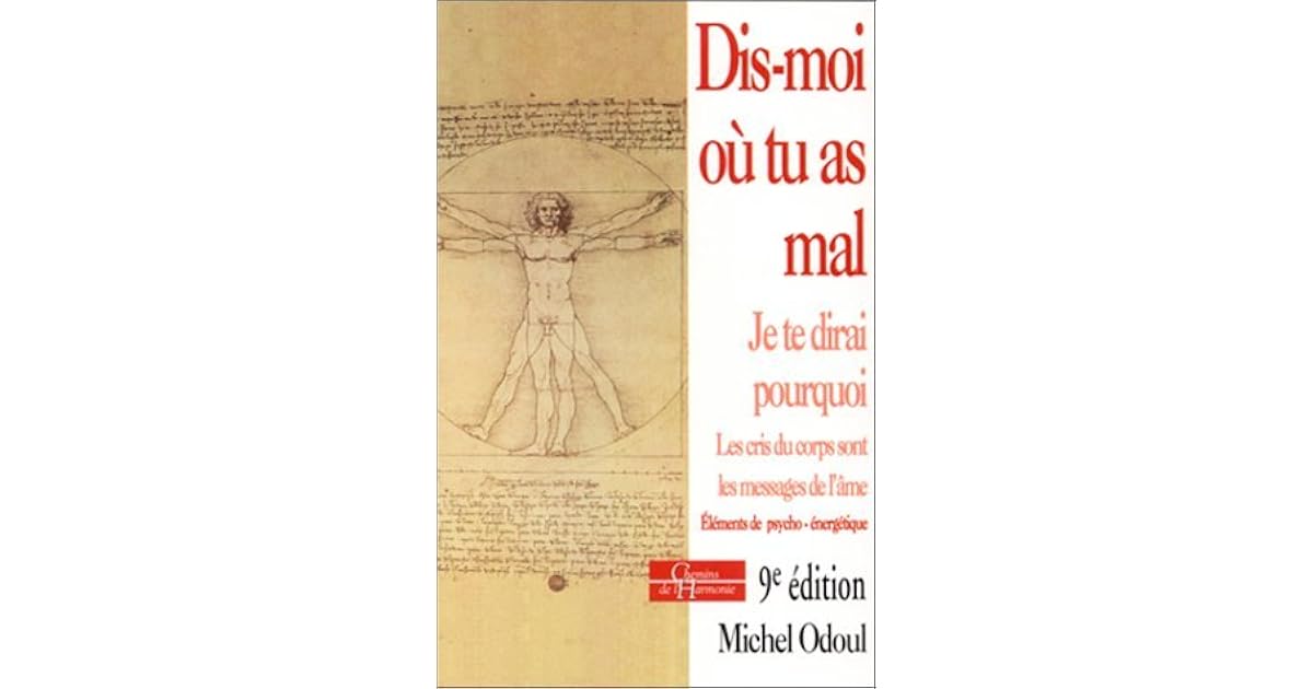 Dis-moi Ou Tu As Mal Je Te Dirai Pourquoi.pdf
