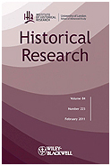 'War, religion and anti-slavery ideology: Isaac Nelson's radical abolitionist examination of the American Civil War', Historical Research, 89, 246 (2016)