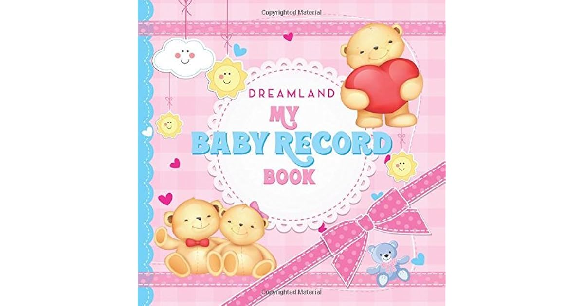 my baby record book pink