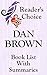 DAN BROWN BOOKS IN READING ORDER WITH SUMMARIES AND CHECKLIST... by Book Maven