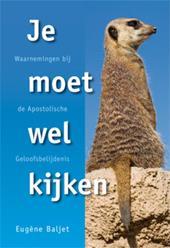Je moet wel kijken: Waarnemingen bij de Apostolische Geloofsbelijdenis (Hardcover)