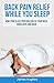 Back pain relief - while you sleep by James Hughes