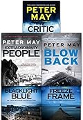 Peter May Enzo File Series Collection 5 Books Set (Extraordinary People, The Critic, Blacklight Blue, Blowback, Freeze Frame)