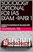 SOCIOLOGY OPTIONAL FOR IAS EXAM -PAPER 1 by SHARMA SIR