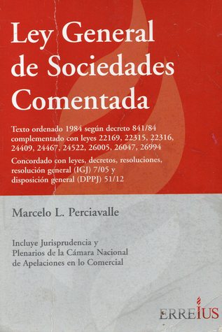 Ley General de Sociedades Comentada