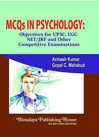 MCQs IN PSYCHOLOGY: Objectives for UPSC, UGC-NET/JRF and Other Competitive Examinations (Paperback)