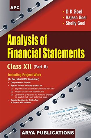 Analysis of Financial Statements Class XII, Part-B (Including Project Work)