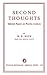 Second Thoughts: Selected Papers on Psycho-Analysis