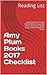 Amy Plum Books 2017 Checkli...