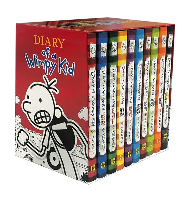 Diary of a Wimpy Kid Box of Books (Books 1–10)