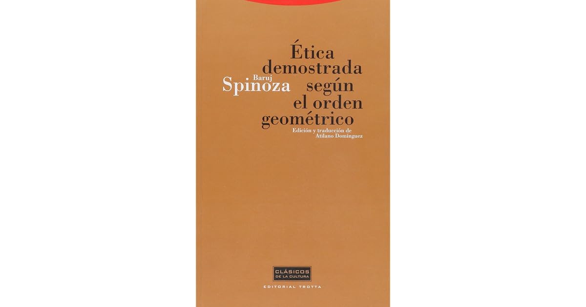 Ética demostrada según el orden geométrico by Baruch Spinoza