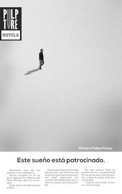 Portada de Este sueño está patrocinado, de Pedro Pablo Picazo