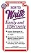 How to Write Easily and Eff...