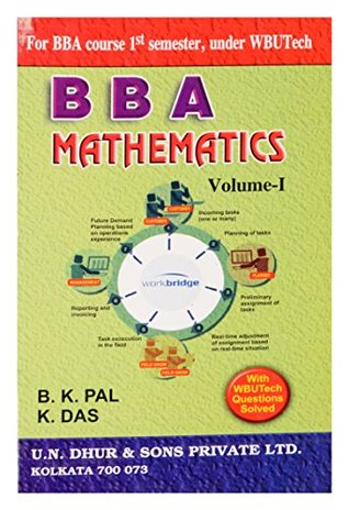BBA MATHEMATICS VOLUME-I (Paperback)