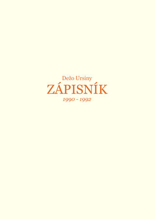 Zápisník 1990 - 1992