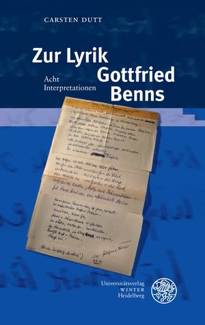 Zur Lyrik Gottfried Benns: Acht Interpretationen (Beitrage zur neueren Literaturgeschichte) (German Edition)