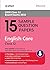 15 Sample Question Papers E...