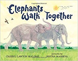 Elephants Walk Together