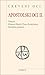 Apostolski oci II. by Apostolic Fathers