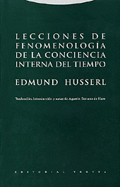 Lecciones de fenomenología de la conciencia interna del tiempo (Unknown Binding)
