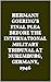 Hermann Goering’s Final Ple...