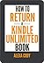 How to Return a Kindle Unlimited Book by Alexa Cody
