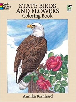 State Birds and Flowers Coloring Book (Paperback)