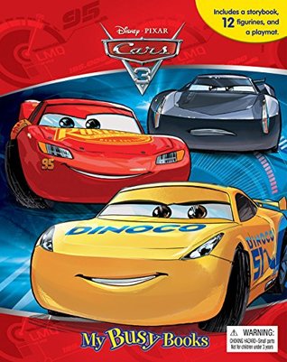 Disney / Pixar Cars 3 My Busy Books - Storybook, 10 figurines, playmat (Board book)