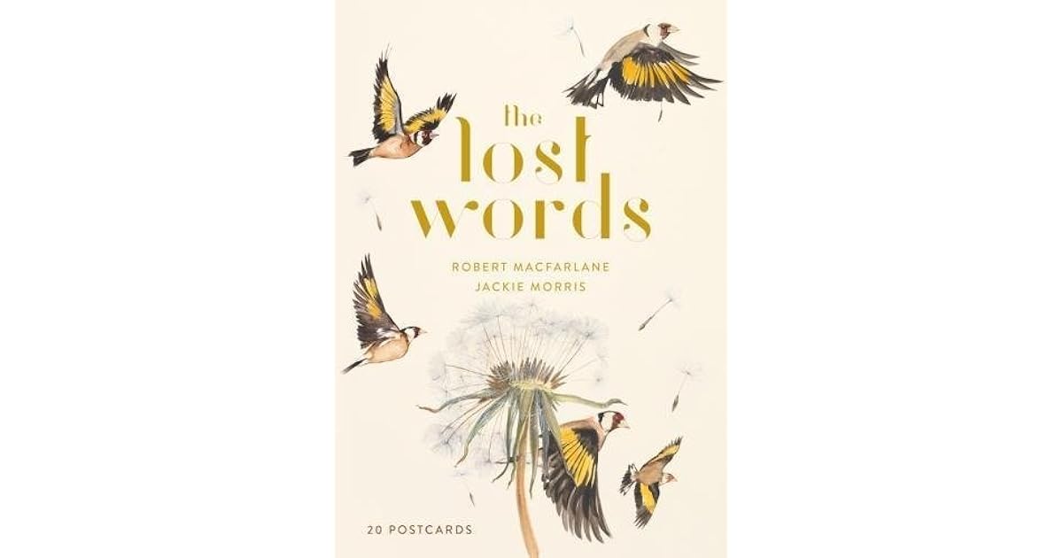 The Lost Words 20 Postcard Pack By Robert McFarlane