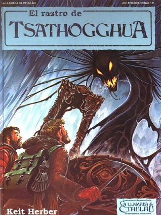 Portada de El rastro de Tsathogghua, de Keith Herber