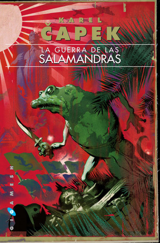 Portada de La guerra de las salamandras, de Karel Čapek