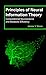 Principles of Neural Information Theory:  Computational Neuroscience  and Metabolic Efficiency