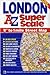 A-Z London Superscale Map by a-Z Geographers