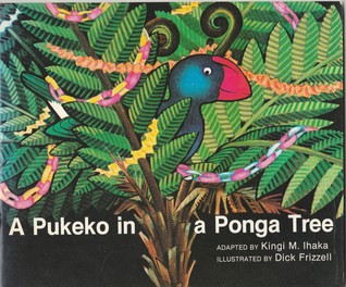 A Pukeko in a Ponga Tree