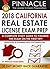 2018 CALIFORNIA Real Estate License Exam Prep by Pinnacle Exam Media