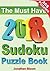 The Must Have 2018 Sudoku Puzzle Book by Jonathan Bloom