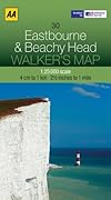AA Walker's Map Eastbourne & Beachy Head