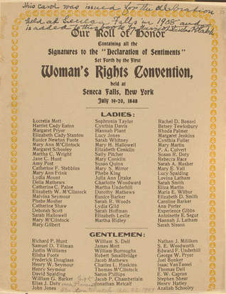 Seneca Falls Declaration