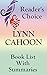 LYNN CAHOON BOOKS CHECKLIST...