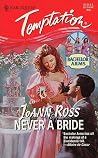 Never a Bride (Bachelor Arms, #1) (Harlequin Temptation, No. 537)