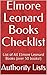 Elmore Leonard Books Checkl...