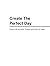 Create The Perfect Day: Cre...