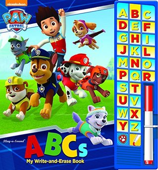 PAW Patrol Let's Write the Alphabet Write and Erase Sound Book (Board book)
