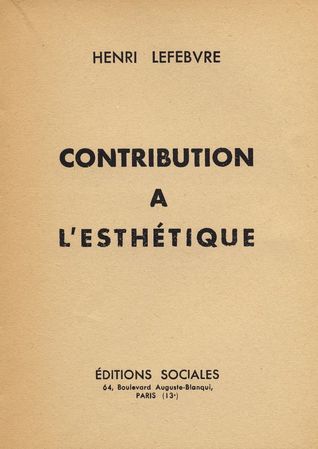 Contribution à l'esthétique (Hardcover)